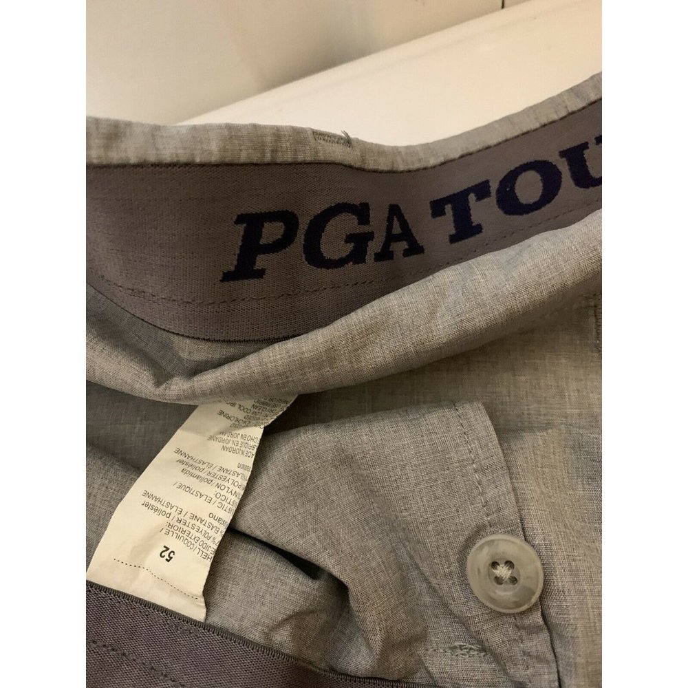 PGA Tour Men's Sz 52 Gray Golf Casual Casual‎ Shorts Performance